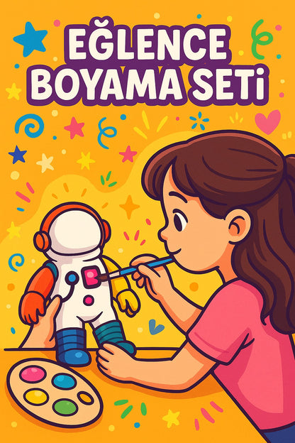 Uzay Macerası Renkli Boyama & Gelişim Seti